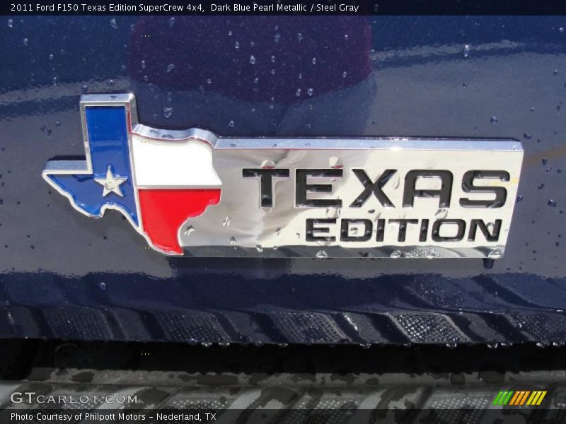 Dark Blue Pearl Metallic / Steel Gray 2011 Ford F150 Texas Edition SuperCrew 4x4