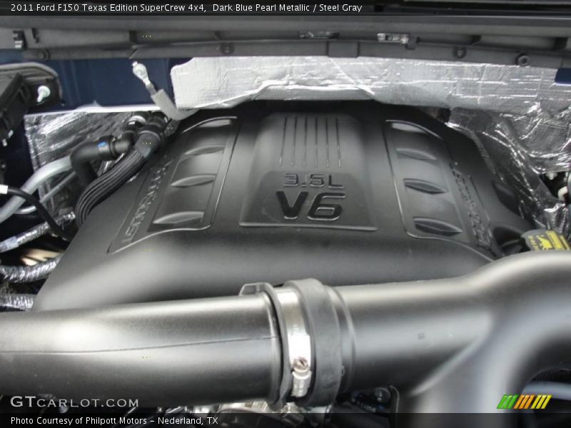 Dark Blue Pearl Metallic / Steel Gray 2011 Ford F150 Texas Edition SuperCrew 4x4