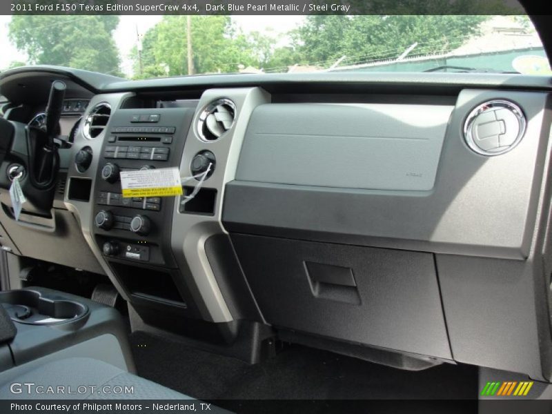 Dark Blue Pearl Metallic / Steel Gray 2011 Ford F150 Texas Edition SuperCrew 4x4