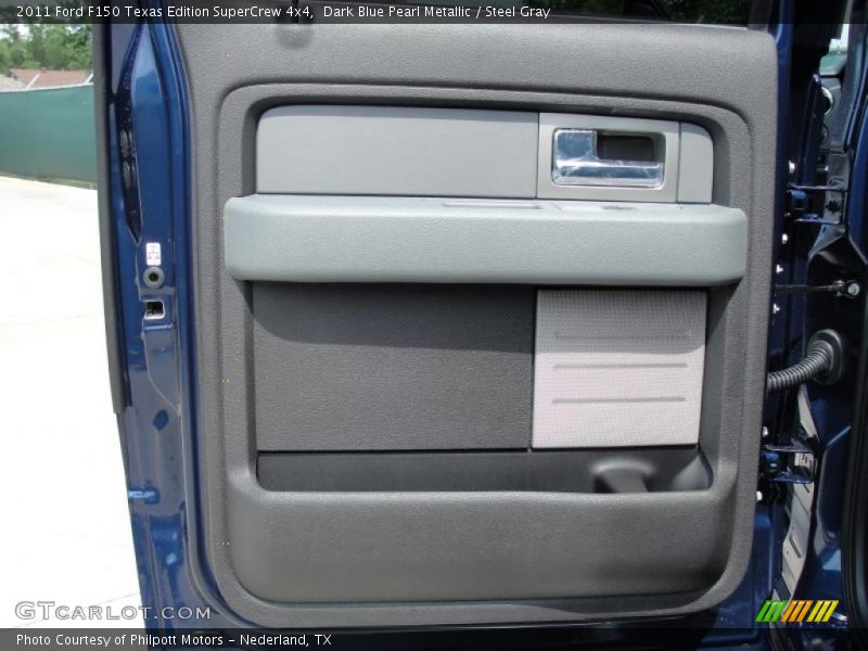 Dark Blue Pearl Metallic / Steel Gray 2011 Ford F150 Texas Edition SuperCrew 4x4