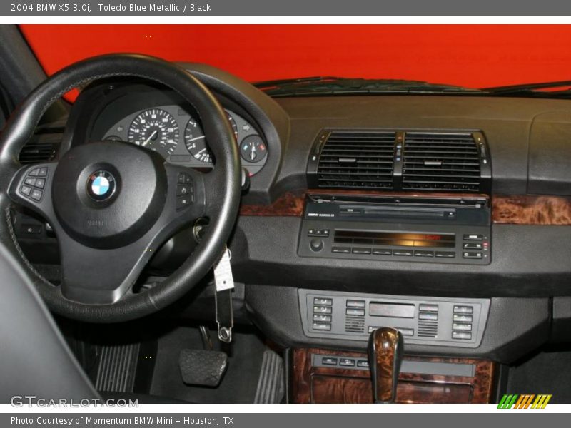 Toledo Blue Metallic / Black 2004 BMW X5 3.0i