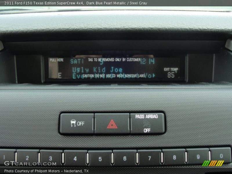 Dark Blue Pearl Metallic / Steel Gray 2011 Ford F150 Texas Edition SuperCrew 4x4