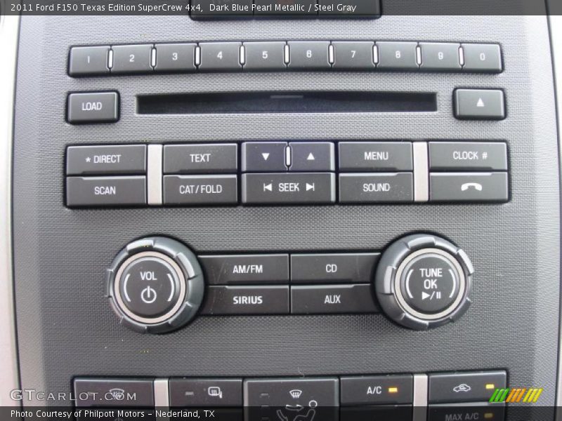 Dark Blue Pearl Metallic / Steel Gray 2011 Ford F150 Texas Edition SuperCrew 4x4