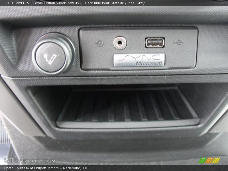 Dark Blue Pearl Metallic / Steel Gray 2011 Ford F150 Texas Edition SuperCrew 4x4