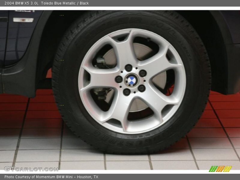 Toledo Blue Metallic / Black 2004 BMW X5 3.0i