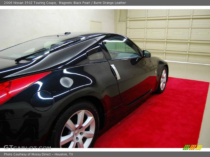 Magnetic Black Pearl / Burnt Orange Leather 2006 Nissan 350Z Touring Coupe