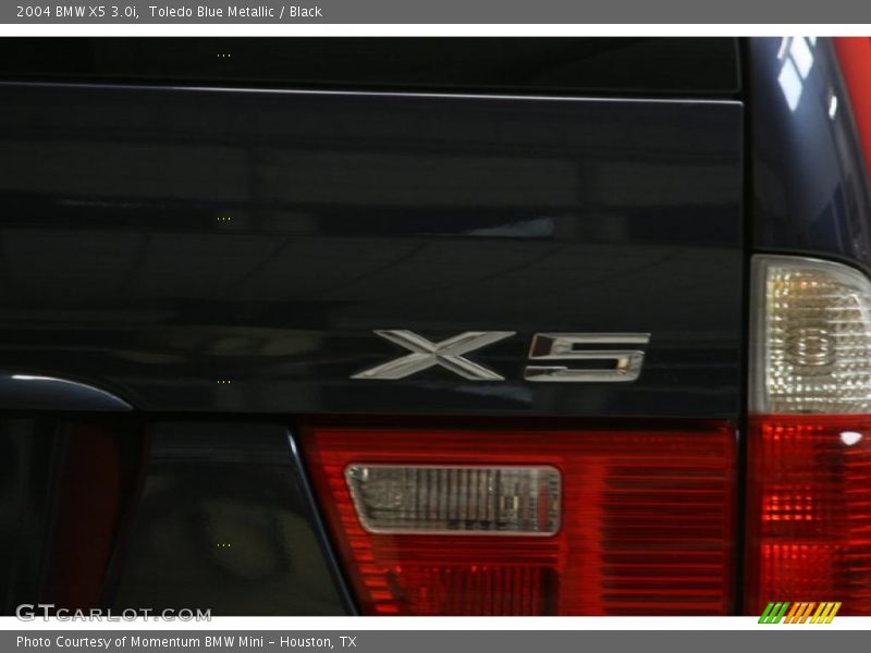 Toledo Blue Metallic / Black 2004 BMW X5 3.0i