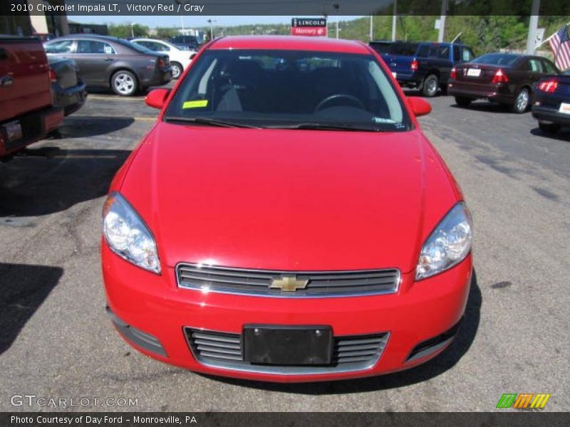 Victory Red / Gray 2010 Chevrolet Impala LT