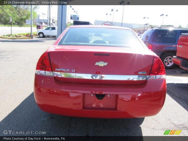 Victory Red / Gray 2010 Chevrolet Impala LT