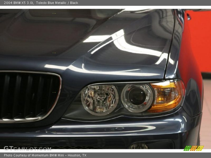 Toledo Blue Metallic / Black 2004 BMW X5 3.0i