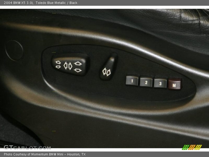 Toledo Blue Metallic / Black 2004 BMW X5 3.0i