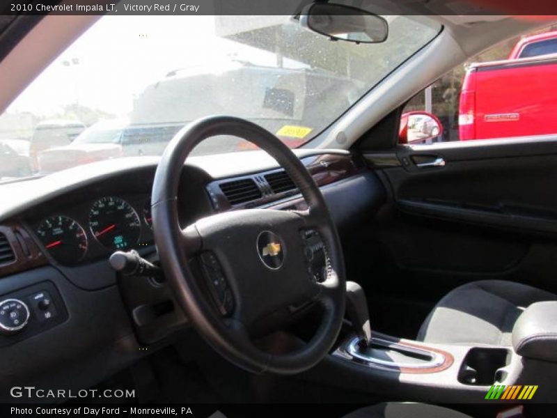 Victory Red / Gray 2010 Chevrolet Impala LT