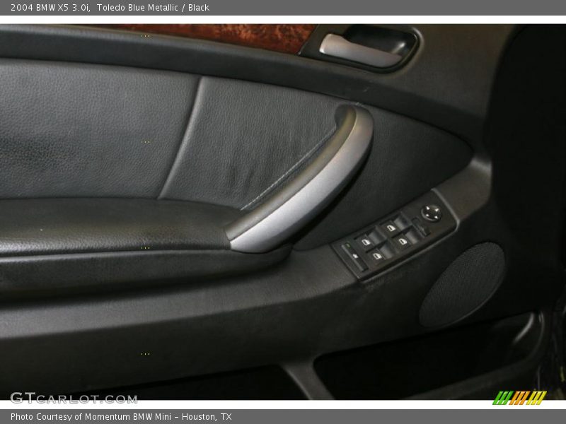 Toledo Blue Metallic / Black 2004 BMW X5 3.0i