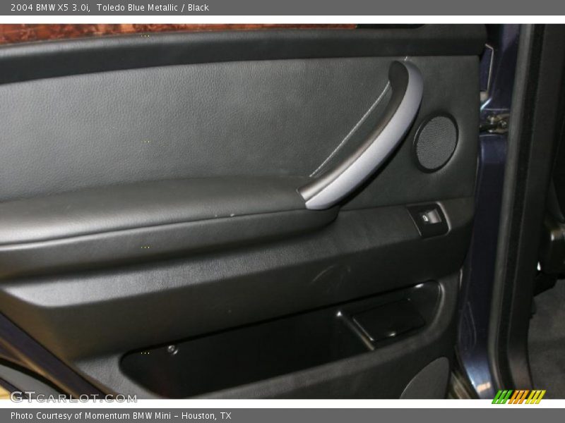 Toledo Blue Metallic / Black 2004 BMW X5 3.0i