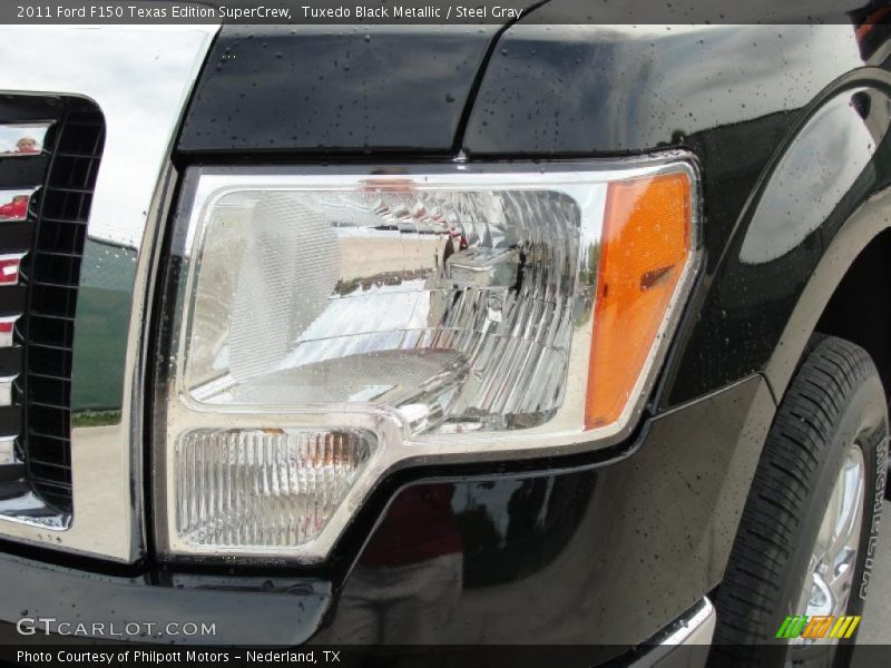 Tuxedo Black Metallic / Steel Gray 2011 Ford F150 Texas Edition SuperCrew