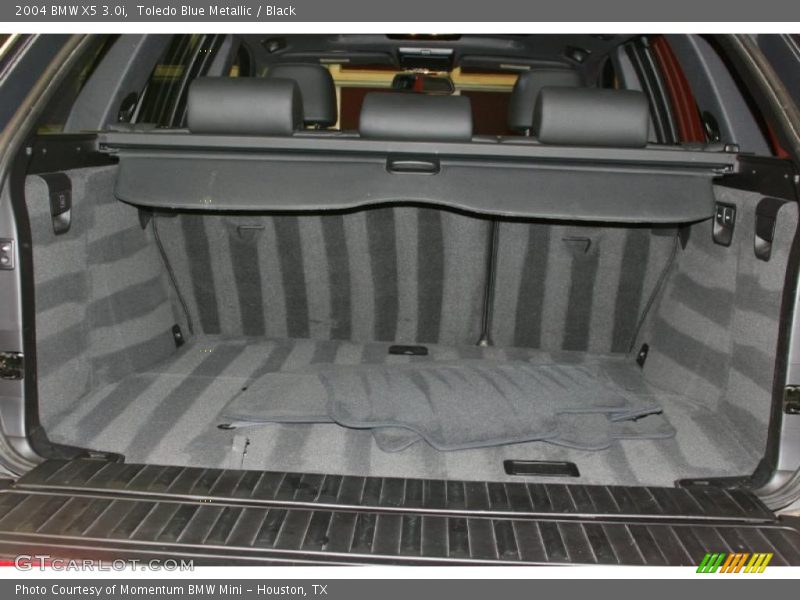 Toledo Blue Metallic / Black 2004 BMW X5 3.0i
