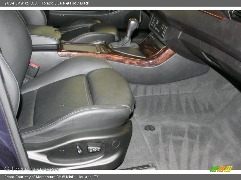 Toledo Blue Metallic / Black 2004 BMW X5 3.0i