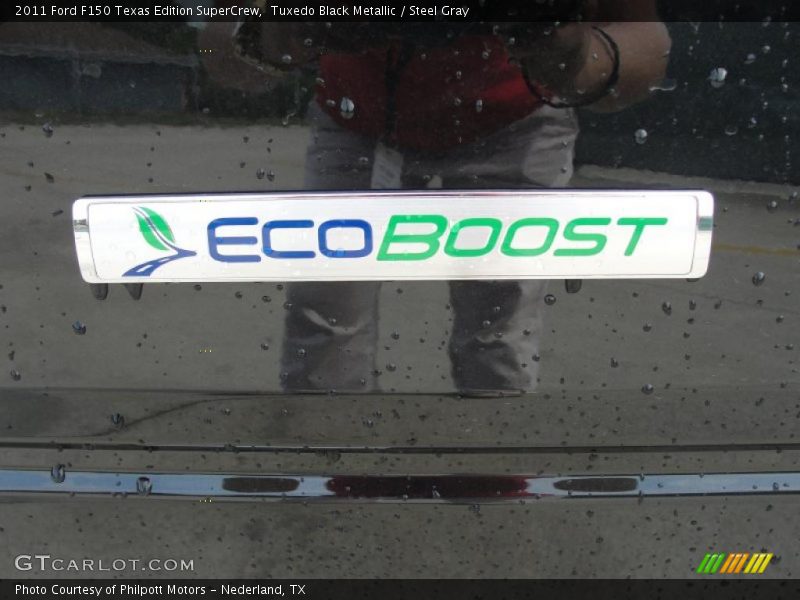 Tuxedo Black Metallic / Steel Gray 2011 Ford F150 Texas Edition SuperCrew