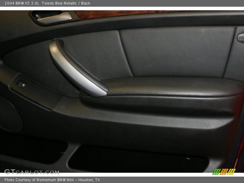 Toledo Blue Metallic / Black 2004 BMW X5 3.0i