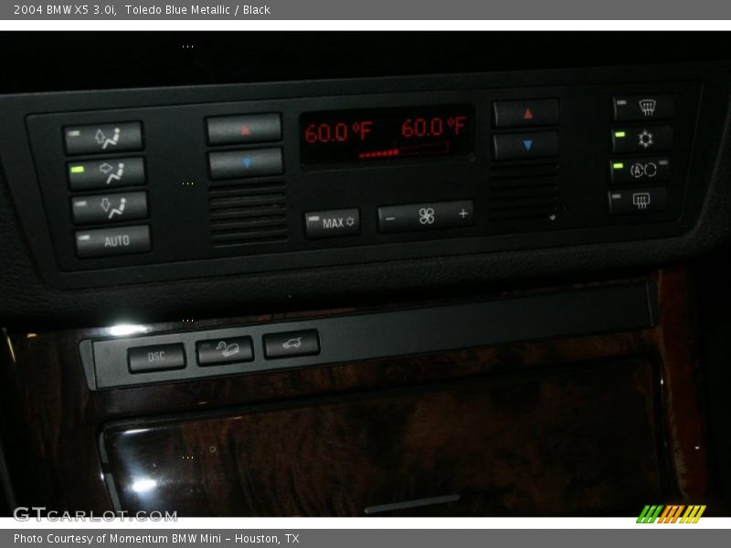 Toledo Blue Metallic / Black 2004 BMW X5 3.0i