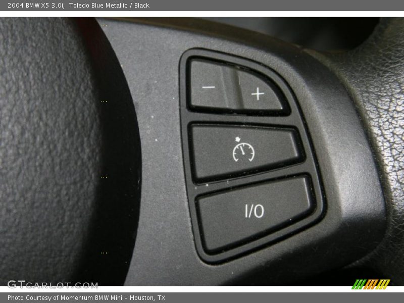 Toledo Blue Metallic / Black 2004 BMW X5 3.0i