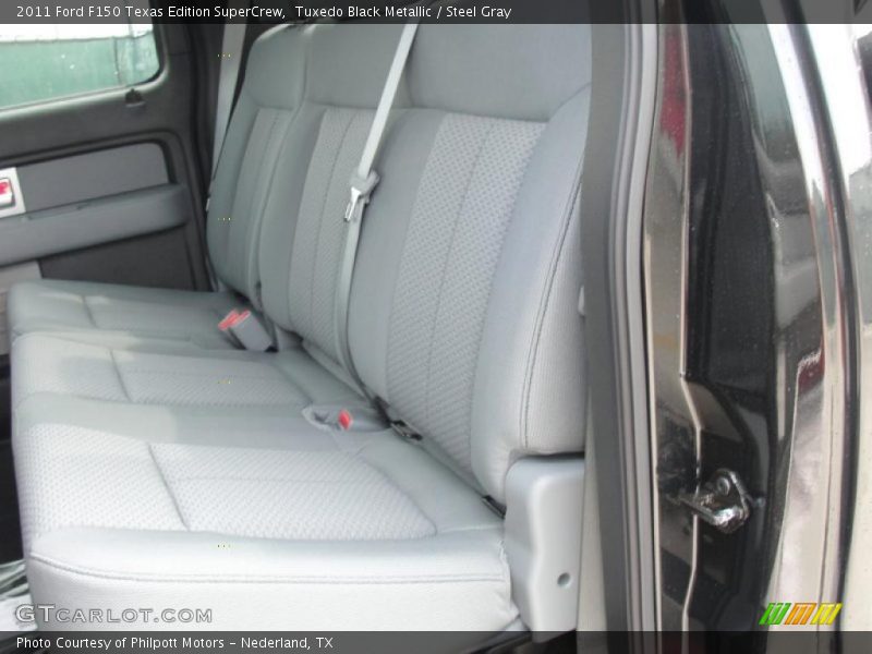 Tuxedo Black Metallic / Steel Gray 2011 Ford F150 Texas Edition SuperCrew