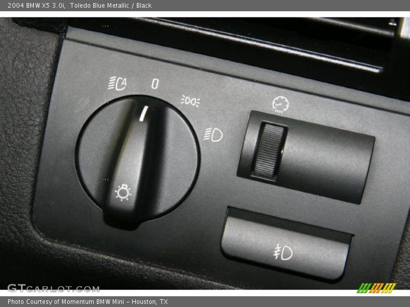 Toledo Blue Metallic / Black 2004 BMW X5 3.0i