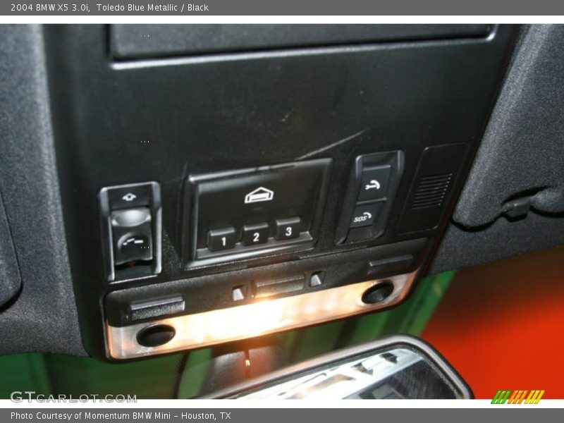 Toledo Blue Metallic / Black 2004 BMW X5 3.0i