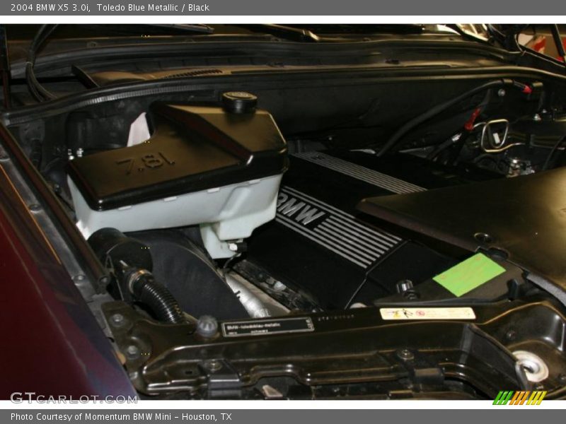Toledo Blue Metallic / Black 2004 BMW X5 3.0i