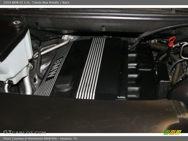 Toledo Blue Metallic / Black 2004 BMW X5 3.0i
