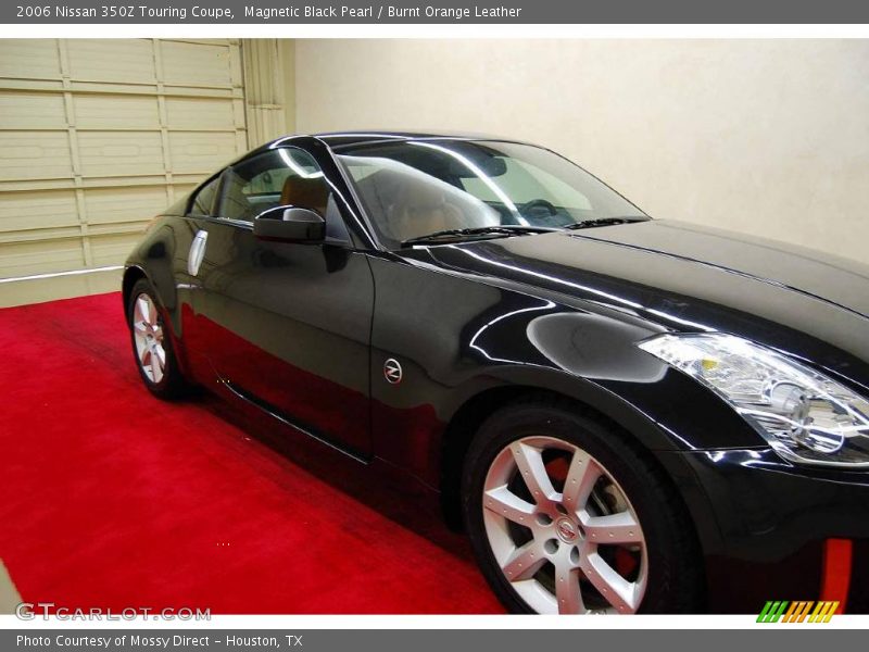 Magnetic Black Pearl / Burnt Orange Leather 2006 Nissan 350Z Touring Coupe