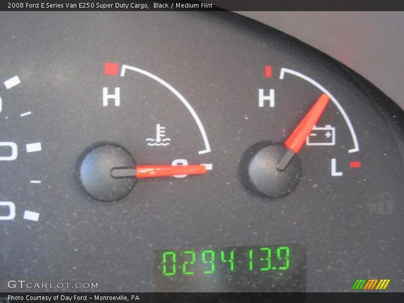 Black / Medium Flint 2008 Ford E Series Van E250 Super Duty Cargo