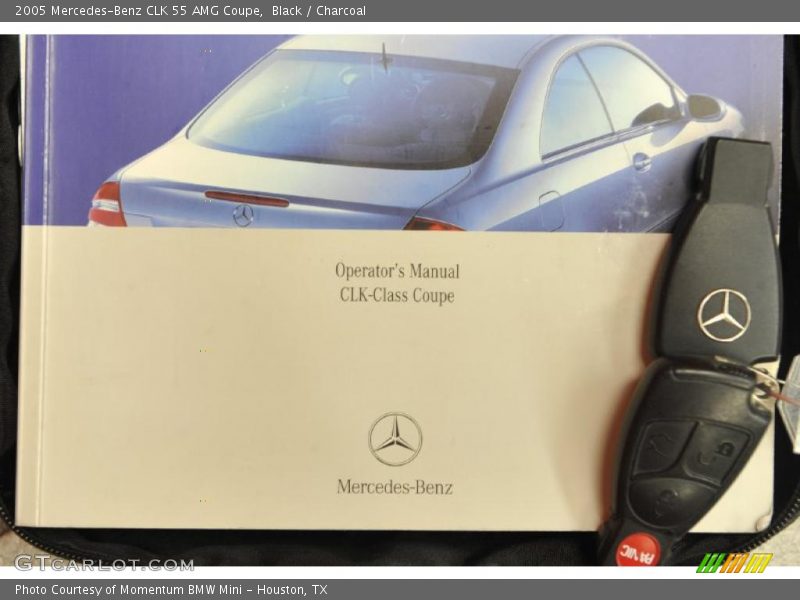 Black / Charcoal 2005 Mercedes-Benz CLK 55 AMG Coupe