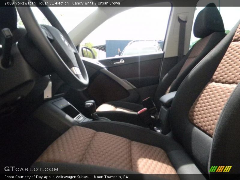 Candy White / Urban Brown 2009 Volkswagen Tiguan SE 4Motion