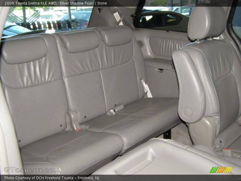 Silver Shadow Pearl / Stone 2008 Toyota Sienna XLE AWD