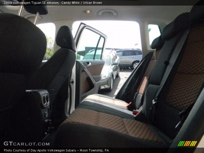 Candy White / Urban Brown 2009 Volkswagen Tiguan SE 4Motion