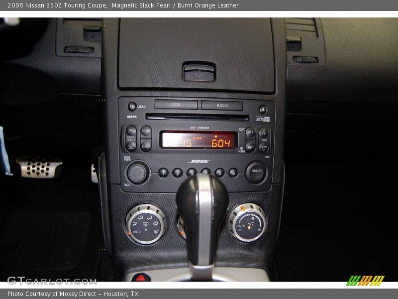 Magnetic Black Pearl / Burnt Orange Leather 2006 Nissan 350Z Touring Coupe