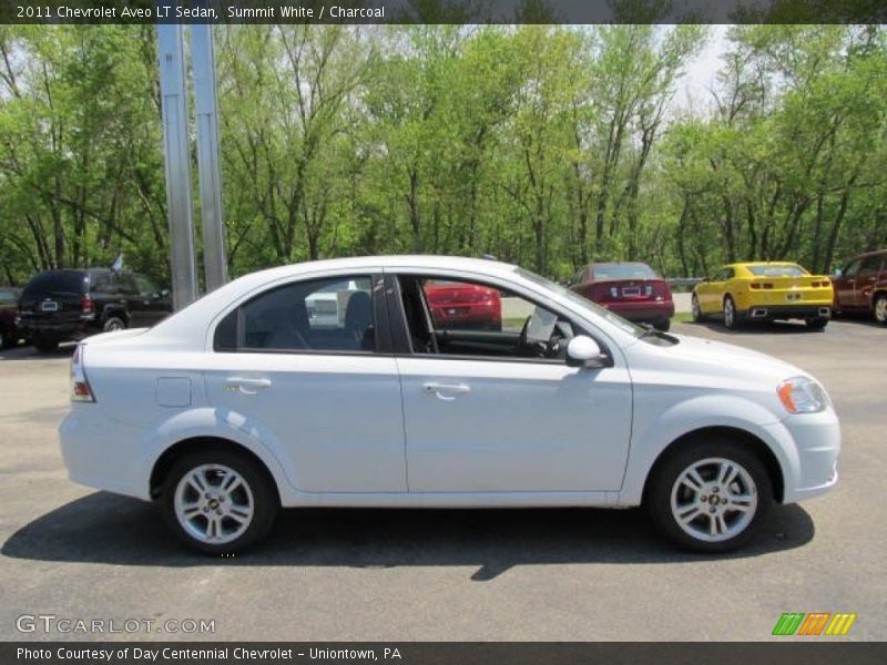 Summit White / Charcoal 2011 Chevrolet Aveo LT Sedan