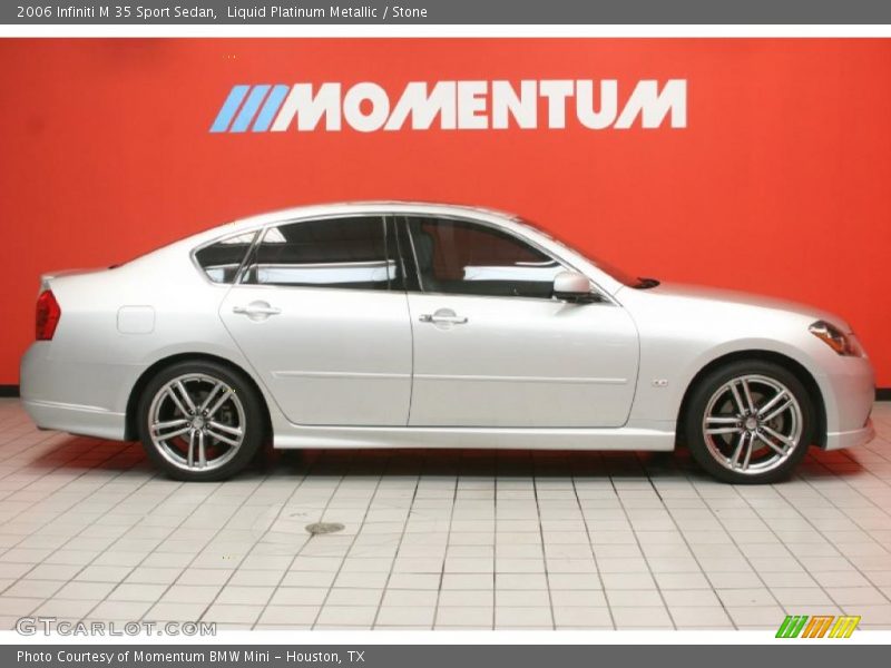 Liquid Platinum Metallic / Stone 2006 Infiniti M 35 Sport Sedan
