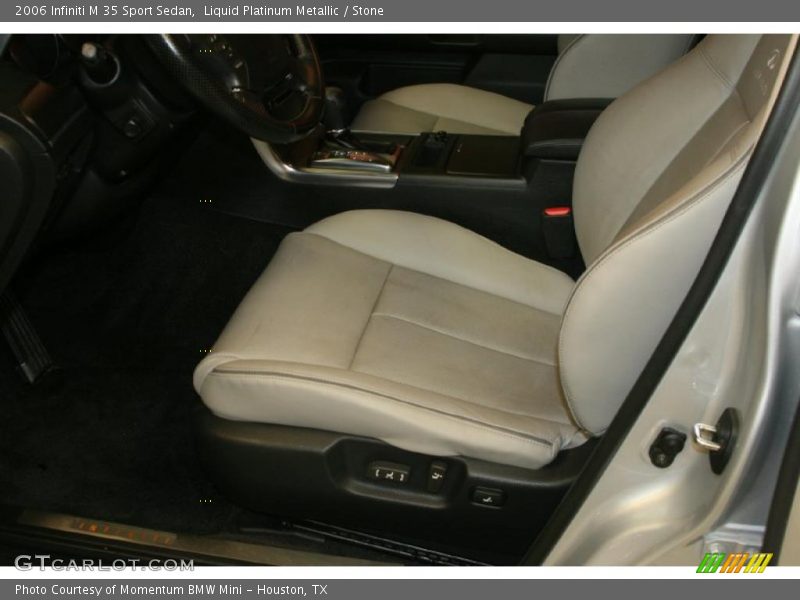 Liquid Platinum Metallic / Stone 2006 Infiniti M 35 Sport Sedan