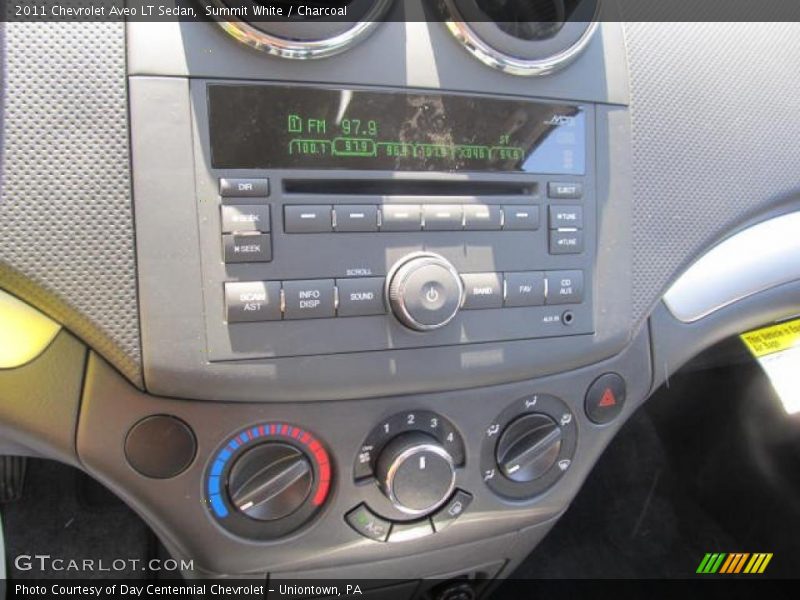 Summit White / Charcoal 2011 Chevrolet Aveo LT Sedan