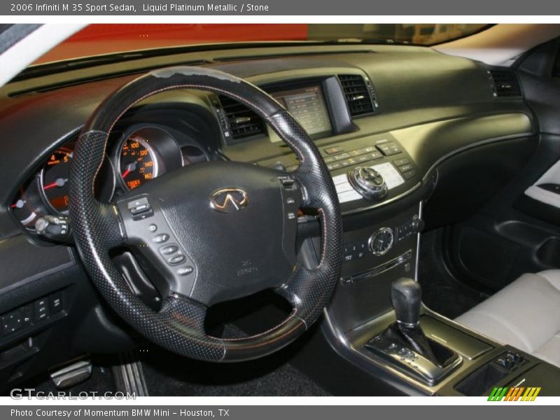 Liquid Platinum Metallic / Stone 2006 Infiniti M 35 Sport Sedan