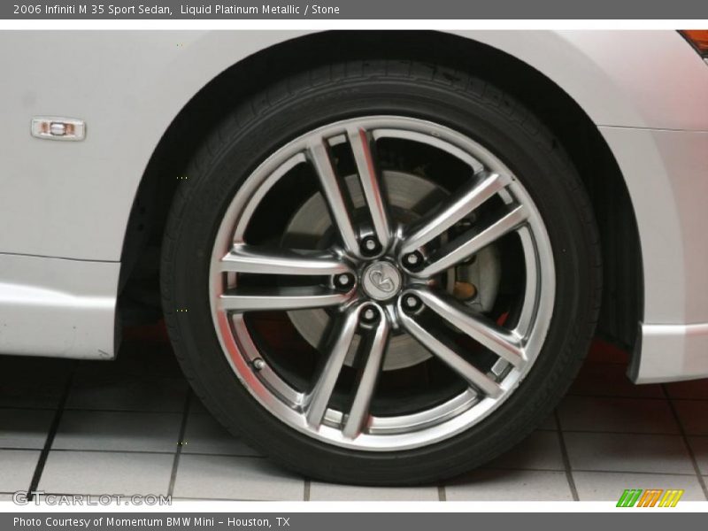 Liquid Platinum Metallic / Stone 2006 Infiniti M 35 Sport Sedan