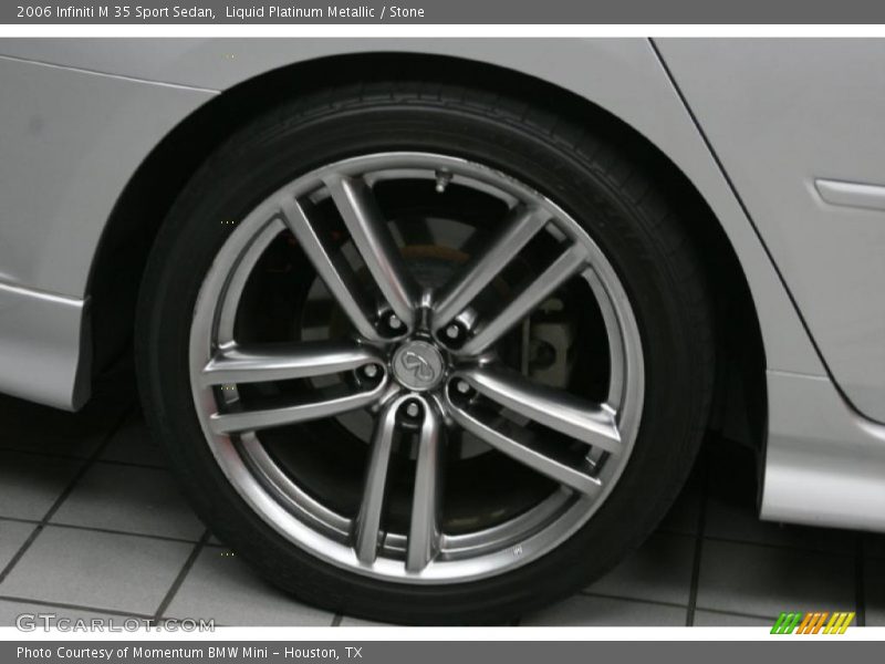 Liquid Platinum Metallic / Stone 2006 Infiniti M 35 Sport Sedan