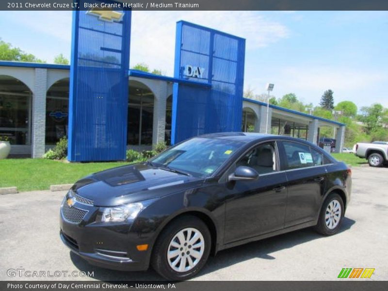 Black Granite Metallic / Medium Titanium 2011 Chevrolet Cruze LT