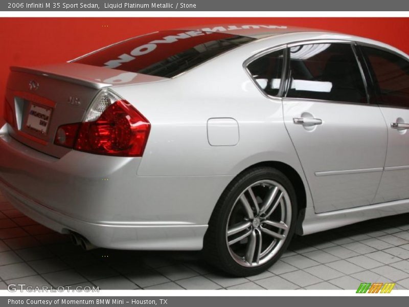 Liquid Platinum Metallic / Stone 2006 Infiniti M 35 Sport Sedan