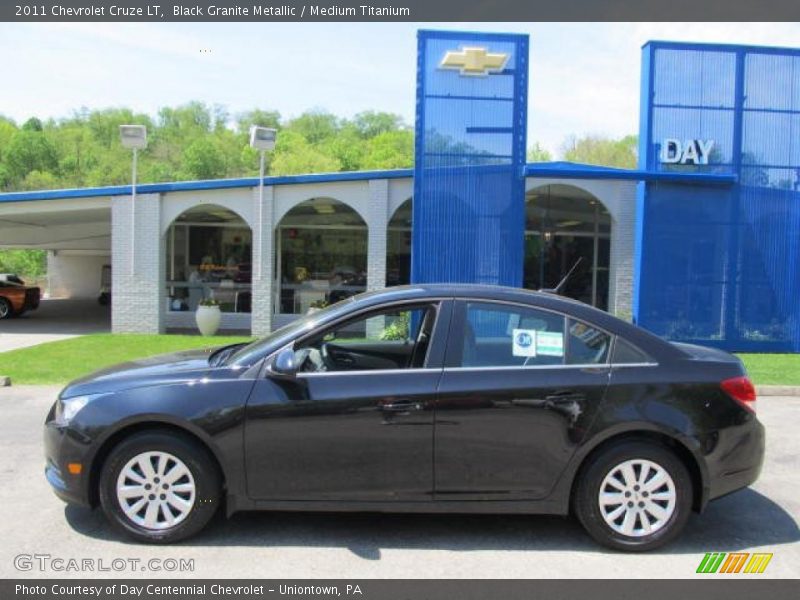 Black Granite Metallic / Medium Titanium 2011 Chevrolet Cruze LT