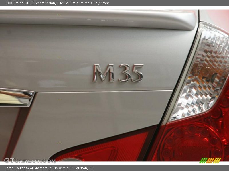 Liquid Platinum Metallic / Stone 2006 Infiniti M 35 Sport Sedan