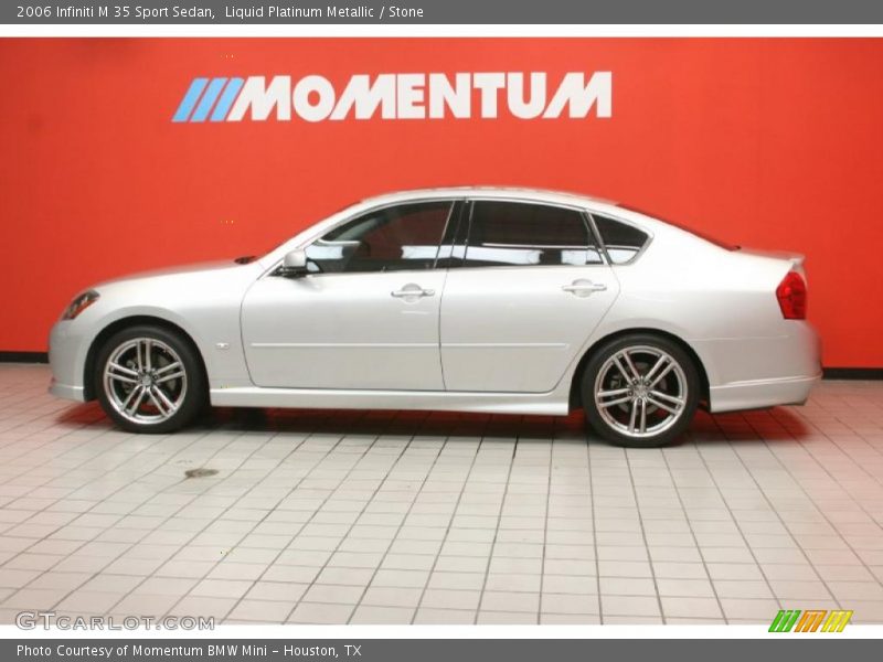 Liquid Platinum Metallic / Stone 2006 Infiniti M 35 Sport Sedan