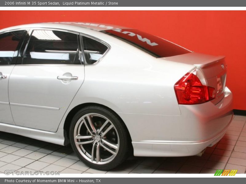 Liquid Platinum Metallic / Stone 2006 Infiniti M 35 Sport Sedan